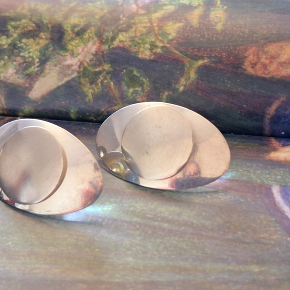 925 Sterling Silver BIRKS 2 IN ONE EARRINGS - Picture 3 of 16